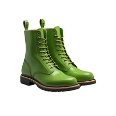 green rubber boots