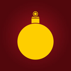 Christmas ball trendy artwork magnificent abstract vector illustration colorful applicable design