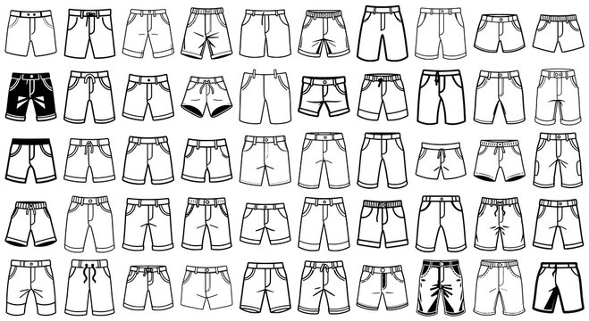 Collection of Shorts Styles and Designs: A Seamless Icon