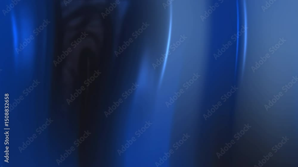 Poster abstract blue gradient background with vertical light streaks. darker blue shades transition to brig