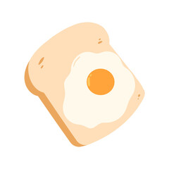 fried egg on bread