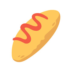 Omelet flat icon