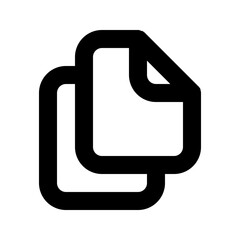 Copy icon. sign for mobile concept and web design. vector illustration