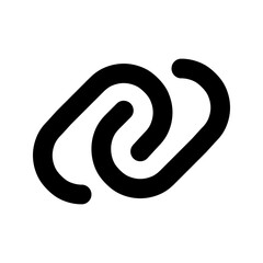 Link icon. Chain Symbol. for mobile concept and web design. vector illustration on white background