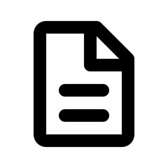 Document icon. for mobile concept and web design. vector illustration