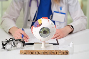 A medical professional is examining the anatomy of the eye as well as conditions such as...