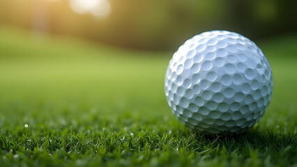 Obraz premium Championship Golf Ball Engineering: Elegant Background with Superior Craftsmanship