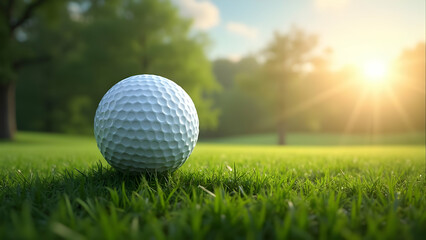 Obraz premium Revolutionary Golf Ball Evolution: Breakthrough Innovations with Design Concept Background