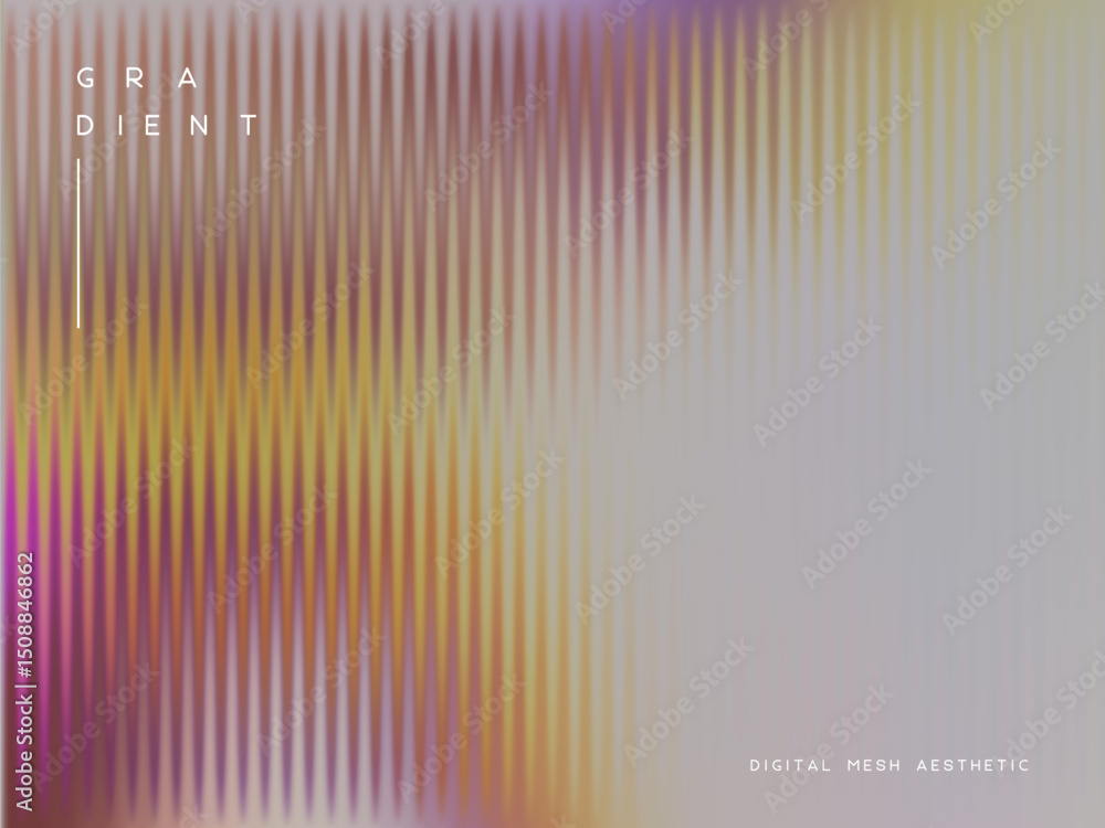 Poster pastel gradient mesh background with vertical stripes and smooth transitions. abstract vector design