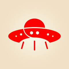 UFO trendy artwork ravishing abstract vector illustration colorful practical design