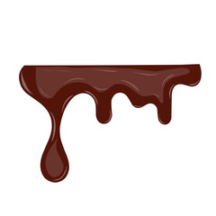 Melted chocolate illustration design