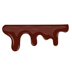 Melted chocolate illustration design