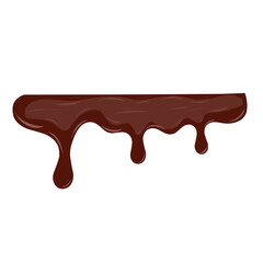 Melted chocolate illustration design