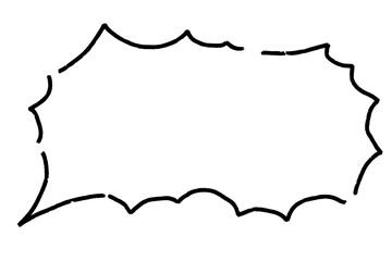 手描き　吹き出し
