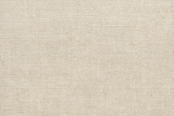 Photo of Close up of a beige woven fabric texture background material