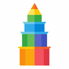 colorful wooden toy blocks