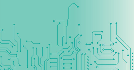 Circuit Board Technology Information Pattern Concept Vector Background