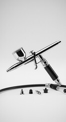 Airbrush tool set, chrome and black