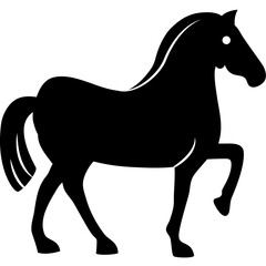 Fototapeta premium horse silhouette vector
