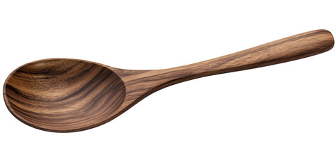 wooden spoon on a white background
