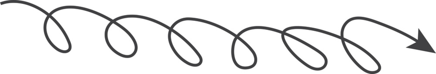 Hand drawn arrow doodle line icon. Design elements for business plan and education