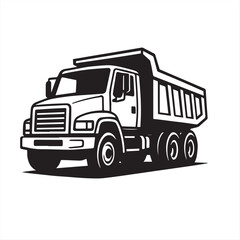 truck isolated on white background