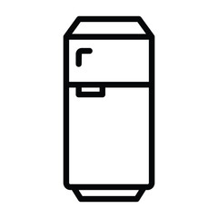Refrigerator line icon , vector, pixel perfect, illustrator file 
