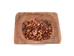 Chili and salt seasoning, red chilli pepper spice powder, dry crushed hot pepper flakes