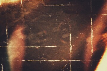 Old vintage film burn photo filter, Light leak effect background texture, film light leaks burst lens flare overlay effect, heavy noise distressed scratches film grain, grunge textures
