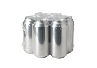 SixPack of Aluminum Cans