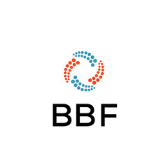 BBF Letter logo white background