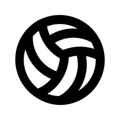 Volleyball icon. sign for mobile concept and web design. vector illustration