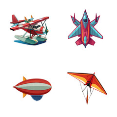 vector illustration of an airplane