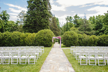 Wedding Arch in the Springtime