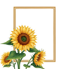 Colorful Floral Frame with a Simple Unique Touch
