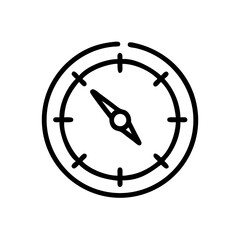clock icon vector illustration