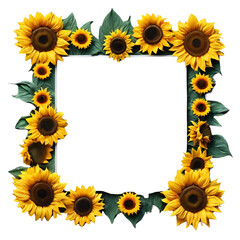 Colorful Floral Frame with a Simple Unique Touch
