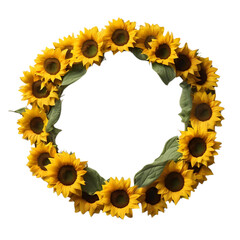 Colorful Floral Frame with a Simple Unique Touch
