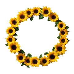 Colorful Floral Frame with a Simple Unique Touch
