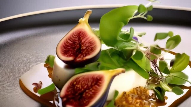 Ziegenk&auml;se mit Feigen