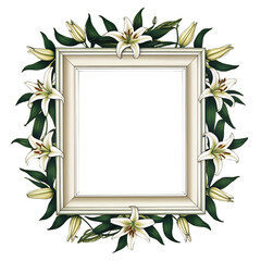 Colorful Floral Frame with a Simple Unique Touch
