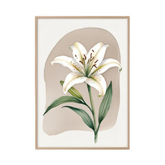 Colorful Floral Frame with a Simple Unique Touch
