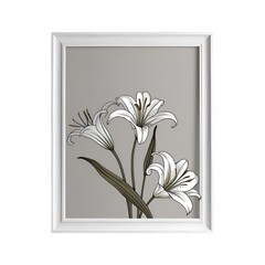 Colorful Floral Frame with a Simple Unique Touch
