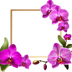Colorful Floral Frame with a Simple Unique Touch
