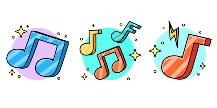 Cartoon Musical Notes Images – Browse 308,819 Stock Photos, Vectors ...