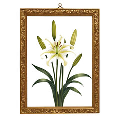 Colorful Floral Frame with a Simple Unique Touch
