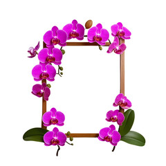 Colorful Floral Frame with a Simple Unique Touch
