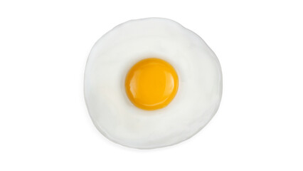 fried egg isolated