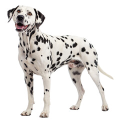Dalmatian dog, isolated on transparent background