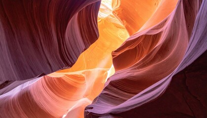 Vibrant Colors Of A Slot Canyon